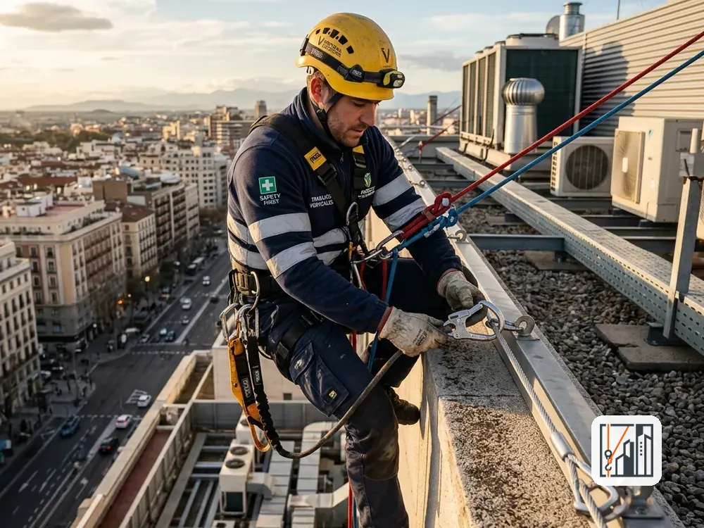 Instalación de líneas de vida en Málaga